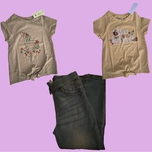 Girl Bundle 2 Shirts 1 Jeans